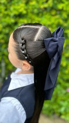 School hairstyles | Casual hairstyles for long hair, Easy hairstyles ...