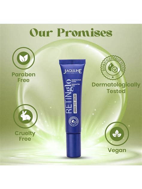 Price History - Jaquline USA Retin Glo Under Eye Cream - 15 ml - ₹159 ...