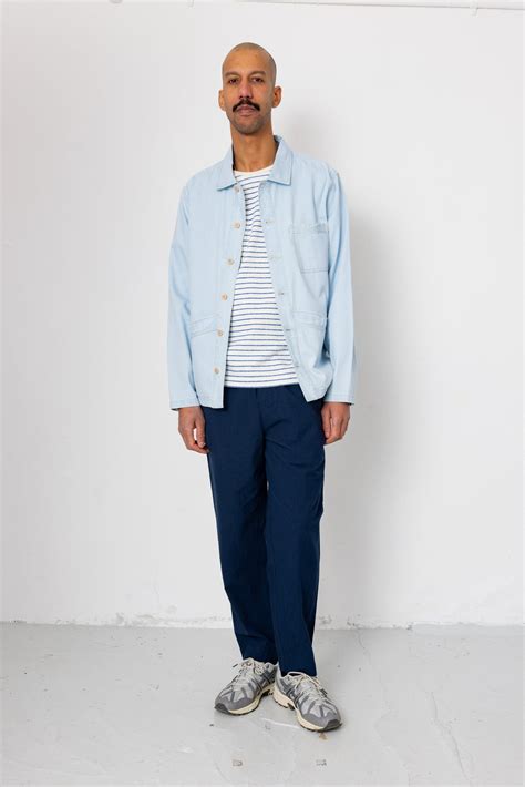 Folk Drawcord Assembly Pant - Dark Navy Crinkle