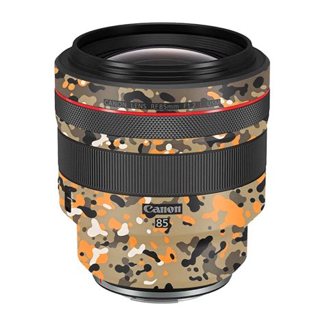 Orange Brown Spot Canon RF 85mm F/1.2L USM Camera Lens Skin