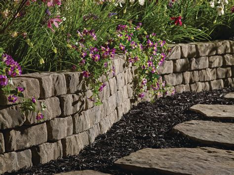 3.0-in H x 8.2-in L x 4.0-in D Tranquil Concrete Retaining wall block 1 ...