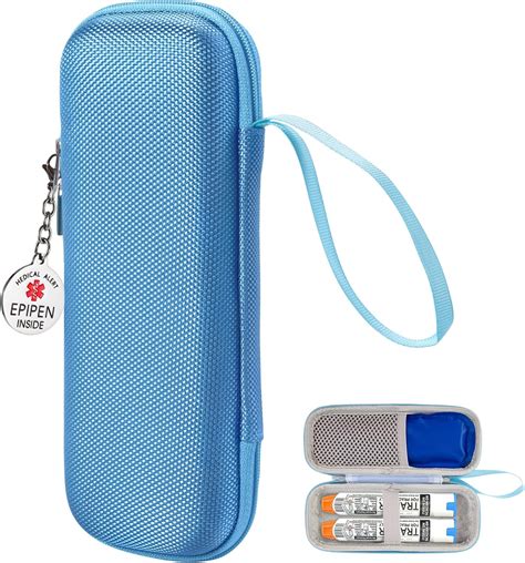 Amazon.com: ZHUOGWJFJ EpiPen Carry Case – Compact Insulated Travel ...