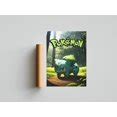 Bulbasaur HD Color Pokemon poster Wall Art Decor 24x36 UNFRAMED ...