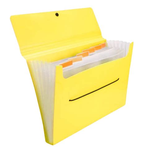 Shuter Expanding Accordion File Folder With Smiley Elastic Rope Closure ...