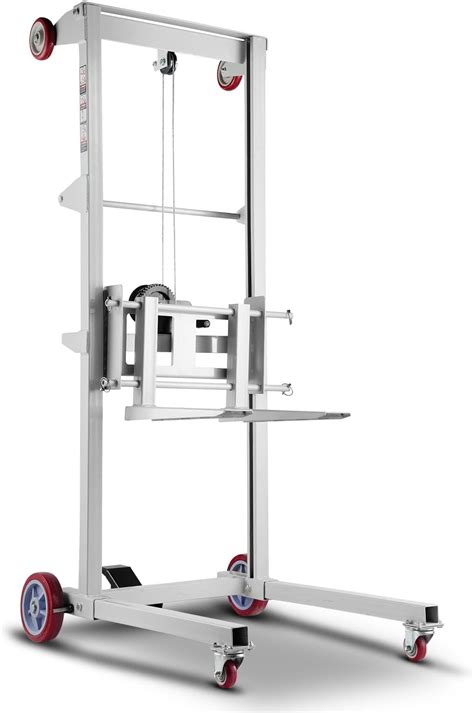 Vevor Material Lift Winch Stacker 551 Lbs Capacity Heavy Duty ...