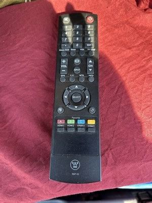 WESTINGHOUSE RMT-22 Remote Control for UW-32SC1W UW-32S3PW UW-37SC1W ...