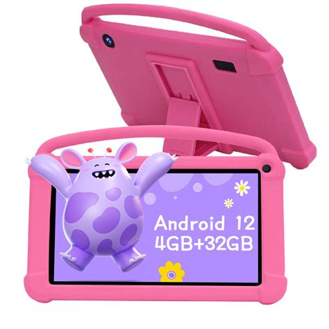 Electroeshop YQSAVIOR Kids Tablet - Android 12, 7" IPS Screen, 4GB RAM ...
