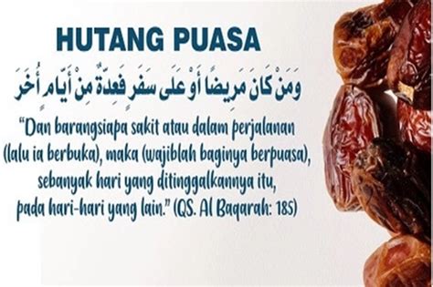 RIAUPAGI.com | Jika Utang Ramadhan karena Uzur, Wajib Dibayar dengan ...