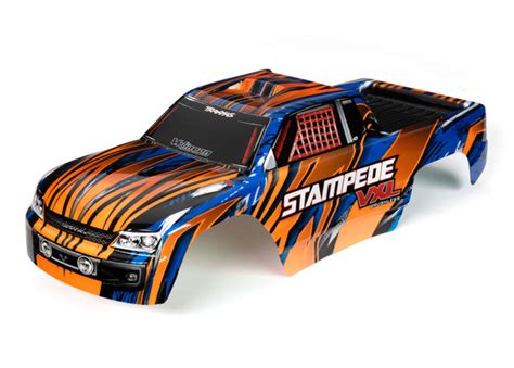 TRA3620T TRAXXAS Stampede 2WD VXL Clipless Body - Orange - Graves RC ...
