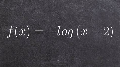 How to determine the characteristics of a logarithmic graph transformed ...
