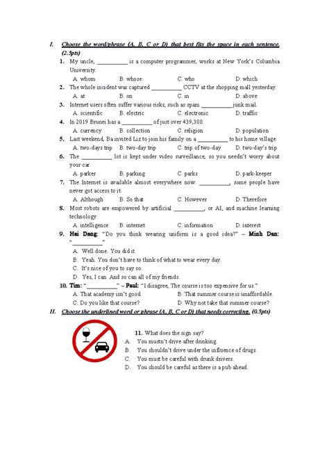 9AC2 - May 2 - Practice A: Sentence Completion & Correction Exercises ...