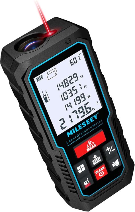 70m Digital Laser Distance Meter MiLESEEY with Angle Sensor, ±2mm ...