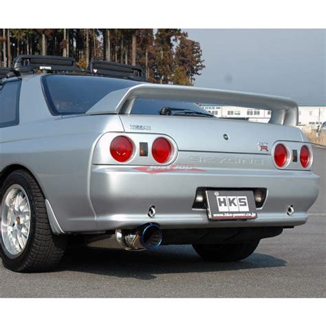 Just Jap HKS Super Turbo Muffler Exhaust System fits Nissan Skyline R32 ...