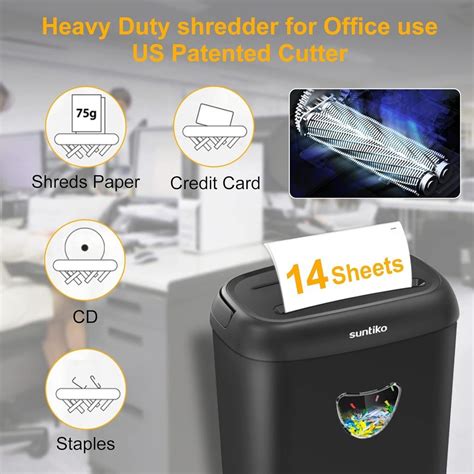 14 Sheet Cross Cut Paper Shredder P4 6.6 Gallon | eBay