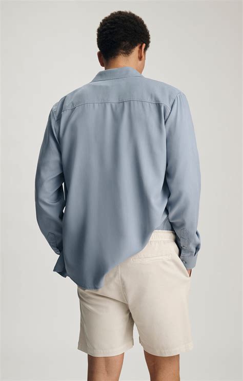 Mavi Men's Tencel™ Drawstring 7" Inseam Shorts In Lunar Rock – Mavi Canada