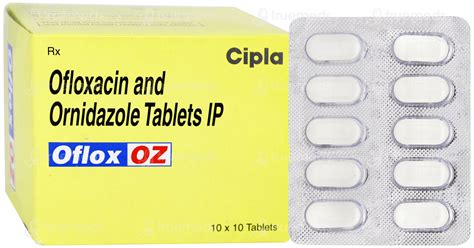 Oflox Oz 200500 Mg Tablet 10 - Uses, Side Effects, Dosage, Price | Truemeds