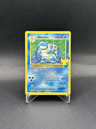 Pokemon TCG Blastoise 2/102 Celebrations Stamped Holo NM | eBay UK