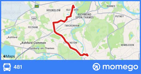 London Buses 481 Bus Route Live Departures | Live Bus Times