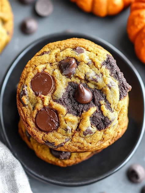 Pumpkin Double Chocolate Chip Cookies – Fall's Ultimate Treat