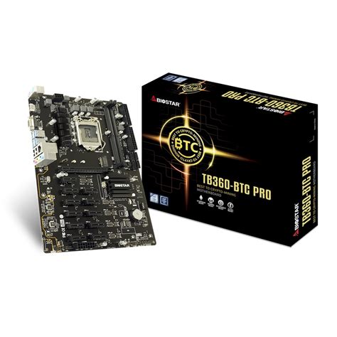 BIOSTAR TB360-BTC PRO 2.0 Mining Motherboard LGA 1151 Mainboard FOR 12X ...