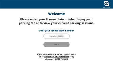 Payment Website · Pay for parking digitally without a ticket machine
