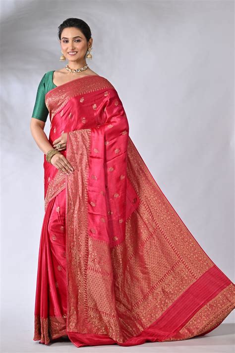 Rani Banarasi Katan Opara Silk Mashru Si - Buy Silk Saree | Rangoli