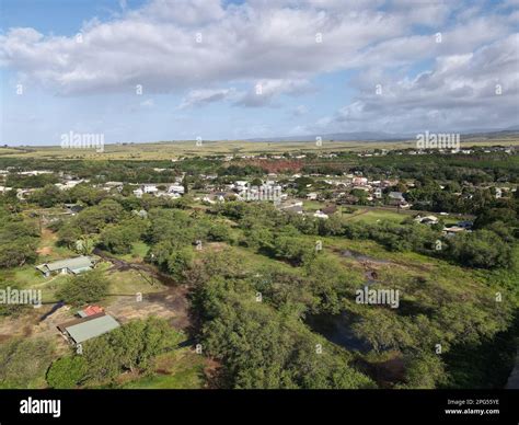 Hawaii aerial view solar hi-res stock photography and images - Alamy