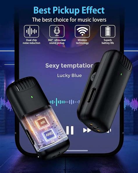 SYARA J13 Wireless Microphone With Dual Channel Mic for Vlogging ...