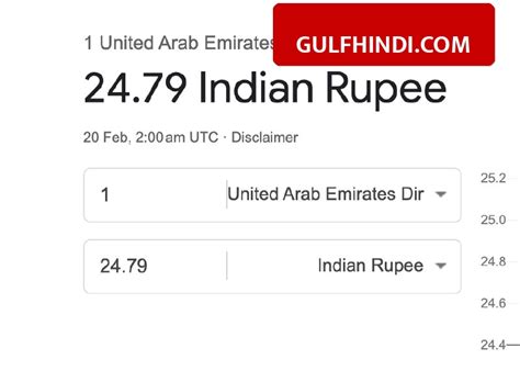 Gulf Exchange Rate: 20 फरवरी को जानिए 1 दिरहम और रियाल के बदले कितना ...
