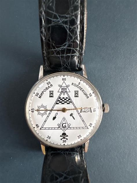 Vintage Soviet Pobeda Masonic “World Collection” Watch Vintage... for ...