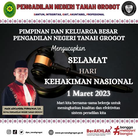 Ucapan Selamat Ulang Tahun IKAHI Yang Ke-70 – Pengadilan Negeri Tanah ...