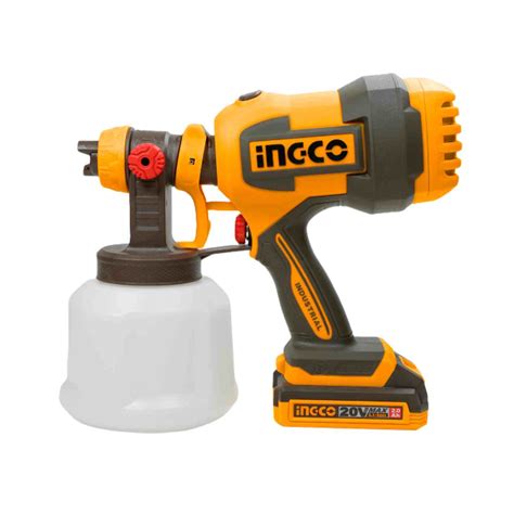 CSGLI2004 - Pistolet pulvérisateur sans fil ING-CO - 20V - Réservoir 1L