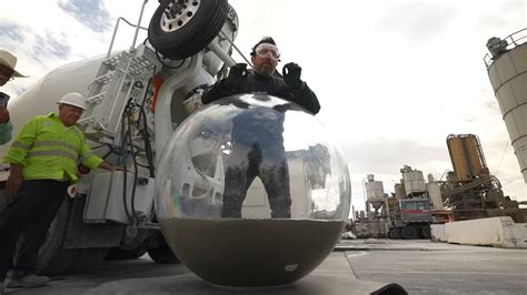 Watch what happens when someone gets buried in wet concrete