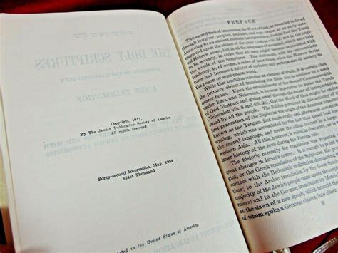 Lot Holy Scriptures A Jewish Bible According To The Masoretic Text ...