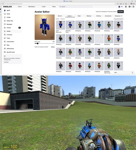 Ajb10 on X: "so I'm try my avatar Roblox to the Garry mods feel like it ...
