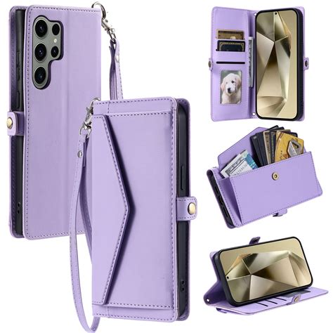 Compatible with Samsung Galaxy S26 Ultra Envelope Style Wallet Case ...
