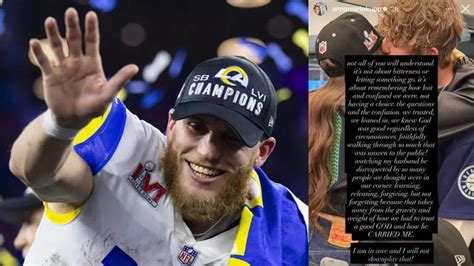Cooper Kupp’s wife Anna sparks buzz with emotional note calling out ...