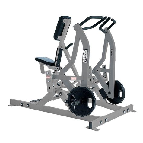 Original hammer strength iso lateral seated row rowing gym machine lat ...