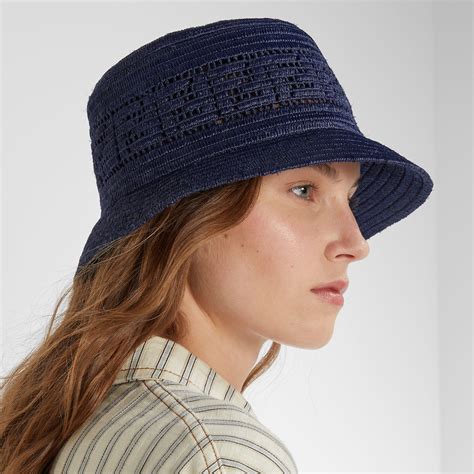 Cappello Tessuto Blu | Fendi