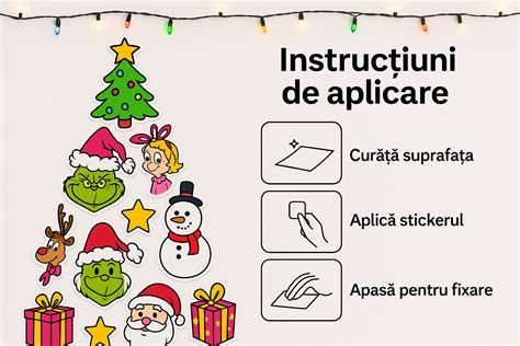 Sticker Pui De Ren Cu Cana Si Acadea Craciun, Autoadeziv, Craciun, Cri ...