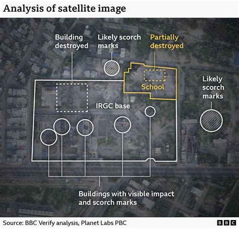 Iran school and nearby military base struck multiple times, satellite ...