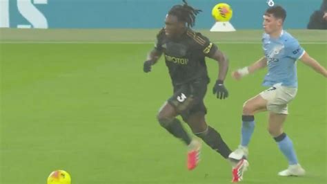 Fans stunned as Phil Foden escapes red for 'cowardly' challenge that ...