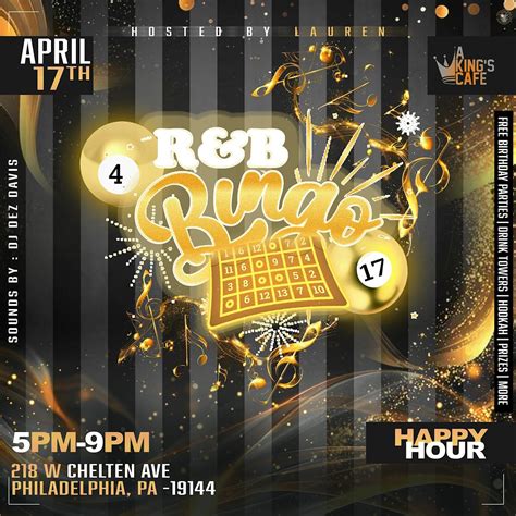 R&B Bingo at A Kings Cafe, A King’s Cafe, Philadelphia, 8 May 2026 ...