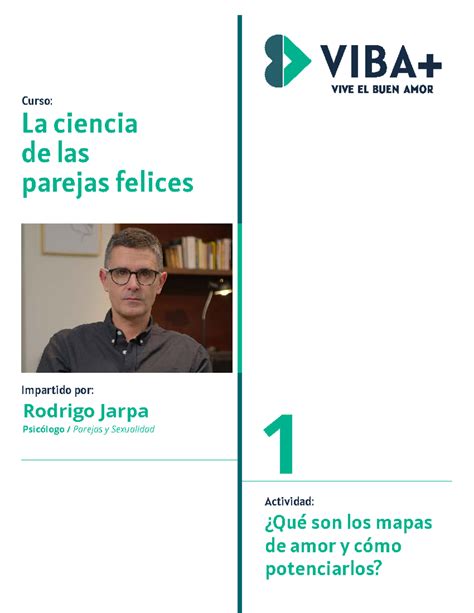 Actividad: Mapas de Amor y Cómo Potenciarlos - Psicología de Parejas 1 ...