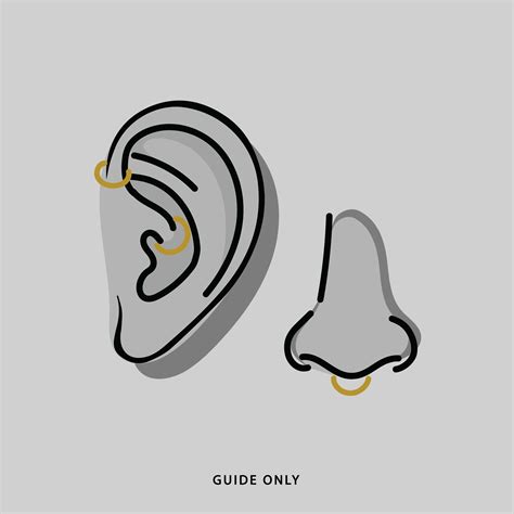 STELLA. Star Set Cubic Zirconia Septum Clicker Ring - Gold