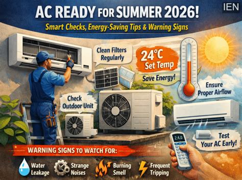 AC ready for summer 2026: Smart checks, energy-saving tips & warning ...