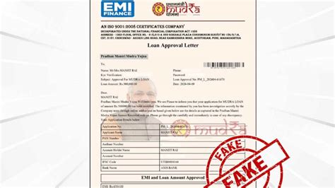 Pay Rs 2,550 and get Rs 5 lakh? That viral Mudra loan letter is fake ...