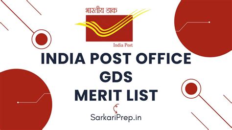 India Post GDS Result 2026: Download State Wise Merit List