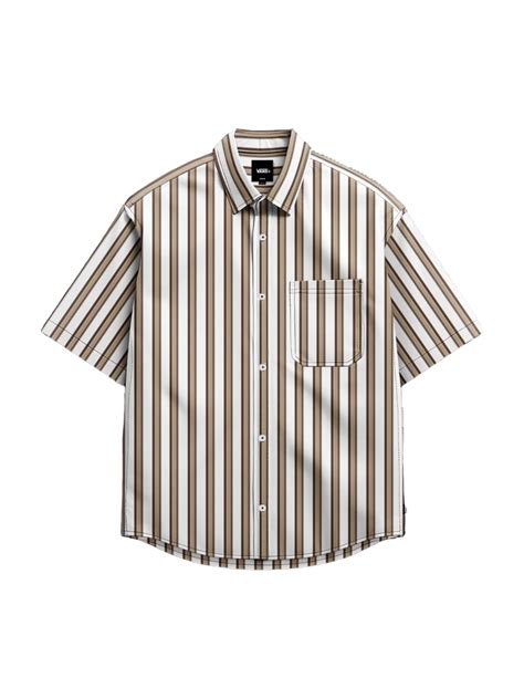 Camicia a righe Vans beige e bianca – Alfredo Ponticelli