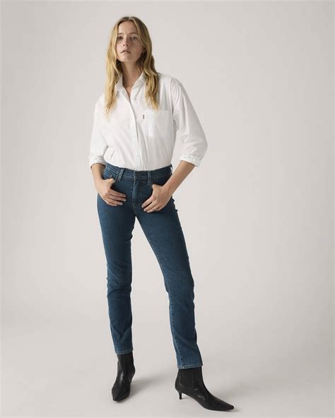 724™ High Rise Straight Jeans - Dark Wash | Levi's® IT
